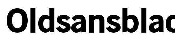 шрифт Oldsansblack, бесплатный шрифт Oldsansblack, предварительный просмотр шрифта Oldsansblack