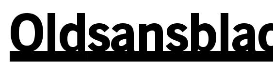 шрифт Oldsansblackunderline, бесплатный шрифт Oldsansblackunderline, предварительный просмотр шрифта Oldsansblackunderline