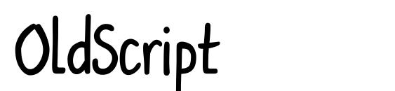 Шрифт OldScript