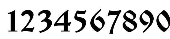 Oldscriptc Font, Number Fonts