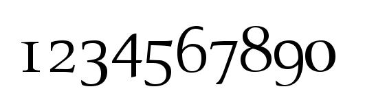 Oldstyle Regular Font, Number Fonts