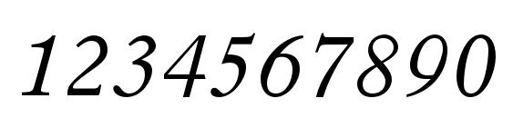 OldStyle7Std Italic Font, Number Fonts