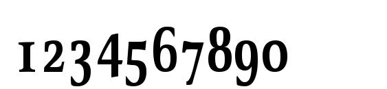 OldstyleCondensed Bold Font, Number Fonts