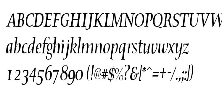 глифы шрифта OldstyleCondensed Italic, символы шрифта OldstyleCondensed Italic, символьная карта шрифта OldstyleCondensed Italic, предварительный просмотр шрифта OldstyleCondensed Italic, алфавит шрифта OldstyleCondensed Italic, шрифт OldstyleCondensed Italic