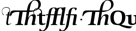 OldstyleFlourishes Regular Font