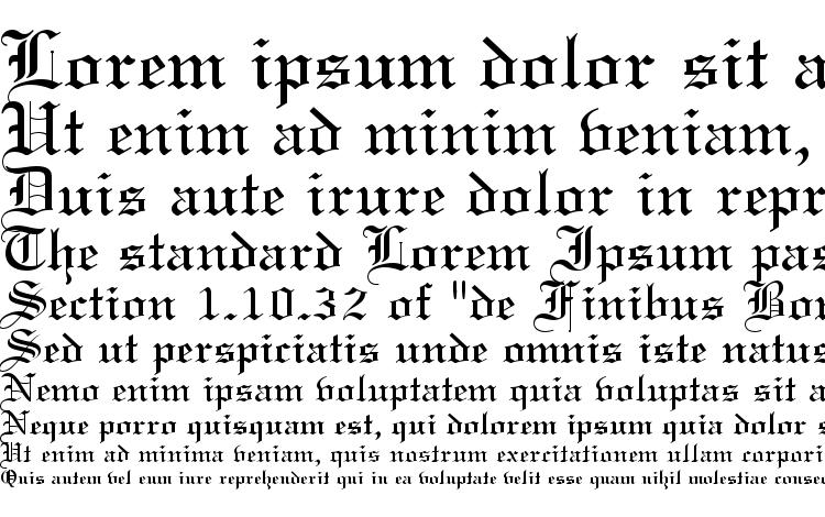 specimens Oldtext font, sample Oldtext font, an example of writing Oldtext font, review Oldtext font, preview Oldtext font, Oldtext font