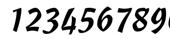 Ole Script SSi Font, Number Fonts