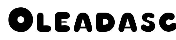 Oleadascapsssk font, free Oleadascapsssk font, preview Oleadascapsssk font