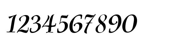 Olietta script BoldItalic Font, Number Fonts