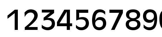 Oliver Font, Number Fonts