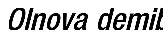 Olnova demiboldcondita Font