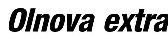 шрифт Olnova extraboldcondita, бесплатный шрифт Olnova extraboldcondita, предварительный просмотр шрифта Olnova extraboldcondita