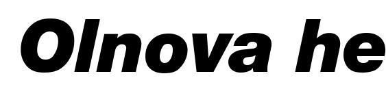 шрифт Olnova heavyita, бесплатный шрифт Olnova heavyita, предварительный просмотр шрифта Olnova heavyita