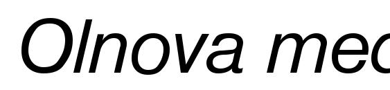 шрифт Olnova mediumita, бесплатный шрифт Olnova mediumita, предварительный просмотр шрифта Olnova mediumita