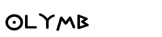 Olymb font, free Olymb font, preview Olymb font