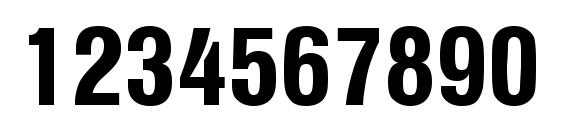 Olympia boldcond Font, Number Fonts