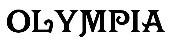 Шрифт Olympia Deco