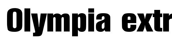 Olympia extraboldcond font, free Olympia extraboldcond font, preview Olympia extraboldcond font