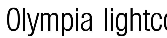 Olympia lightcond Font