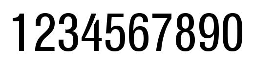 Olympia mediumcond Font, Number Fonts