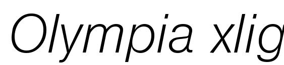 Olympia xlightita Font