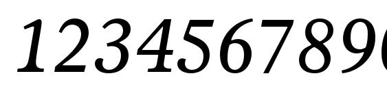 OlympianLTStd Italic Font, Number Fonts