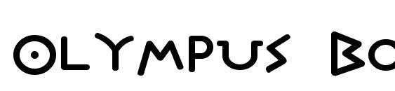 Olympus Bold Font