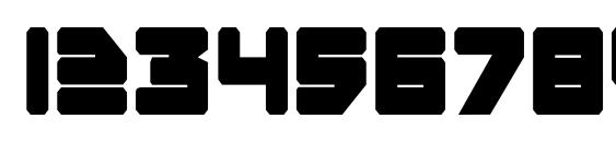 Omega 3 Condensed Font, Number Fonts