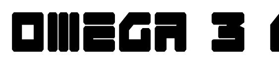 Omega 3 Condensed Font