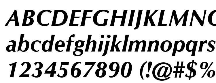 глифы шрифта Omichron bold italic, символы шрифта Omichron bold italic, символьная карта шрифта Omichron bold italic, предварительный просмотр шрифта Omichron bold italic, алфавит шрифта Omichron bold italic, шрифт Omichron bold italic