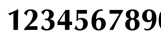 Omichron bold Font, Number Fonts