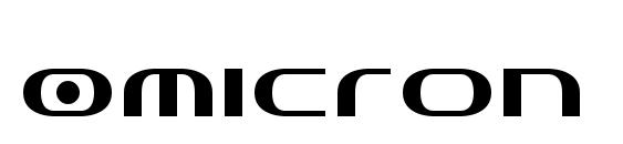 Omicron Font