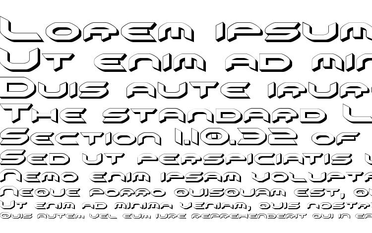 specimens Omni Girl 3D font, sample Omni Girl 3D font, an example of writing Omni Girl 3D font, review Omni Girl 3D font, preview Omni Girl 3D font, Omni Girl 3D font