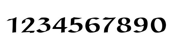 Шрифт Omnia LT, Шрифты для цифр и чисел