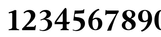 Omnibus Bold Font, Number Fonts