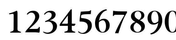 Omnibus SemiBold Font, Number Fonts