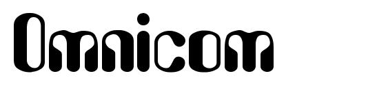 шрифт Omnicom, бесплатный шрифт Omnicom, предварительный просмотр шрифта Omnicom