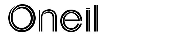 шрифт Oneil, бесплатный шрифт Oneil, предварительный просмотр шрифта Oneil