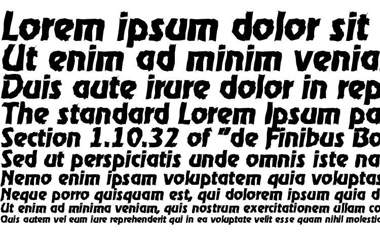 specimens OnStageRandom Xbold Italic font, sample OnStageRandom Xbold Italic font, an example of writing OnStageRandom Xbold Italic font, review OnStageRandom Xbold Italic font, preview OnStageRandom Xbold Italic font, OnStageRandom Xbold Italic font