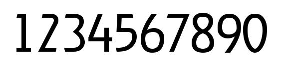OnStageSerial Light Regular Font, Number Fonts