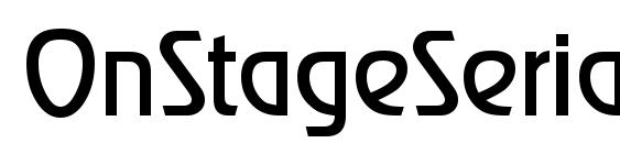 OnStageSerial Regular Font