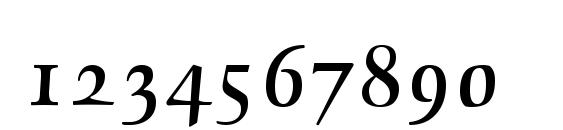 Шрифт OPDelphin TWO, Шрифты для цифр и чисел