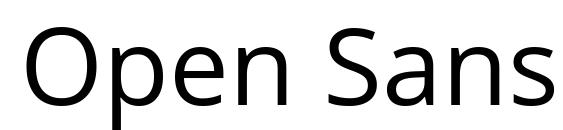 шрифт Open Sans, бесплатный шрифт Open Sans, предварительный просмотр шрифта Open Sans