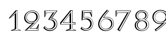 Openface Regular Font, Number Fonts