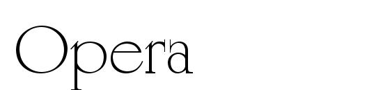 Opera font, free Opera font, preview Opera font