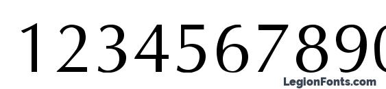 Optan Font, Number Fonts