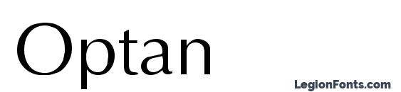 Optan font, free Optan font, preview Optan font