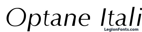 Optane Italic font, free Optane Italic font, preview Optane Italic font