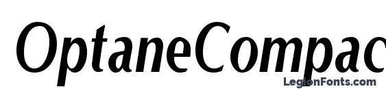 OptaneCompact Bold Italic font, free OptaneCompact Bold Italic font, preview OptaneCompact Bold Italic font