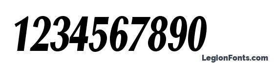 OptaneCompactExtrabold Italic Font, Number Fonts